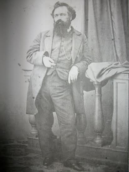 Francois Sabatier, marito di Carolina, 1868 ca., Foto collezione Pier Tommaso Messeri